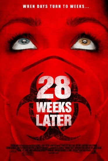28 WEEKS LATER Original Movie Poster * ROBERT CARLYLE * Huge 4' x 6' Rare 2007 Mint