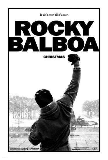 Rocky Balboa ROCKY 6 Original Movie Poster * Sylvester Stalone * HUGE 4' x 6' Rare 2006 Mint