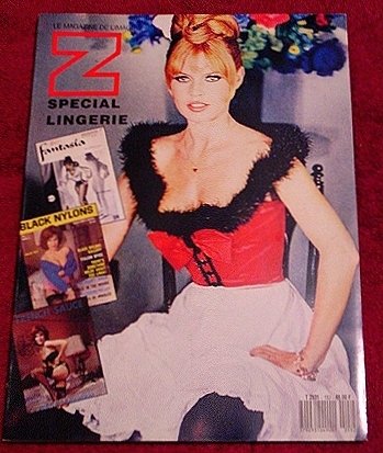 ZOOM French Art Magazine * Nudes ~ Lingerie & Pin up History ~ Bardot * Rare 1990 Mint