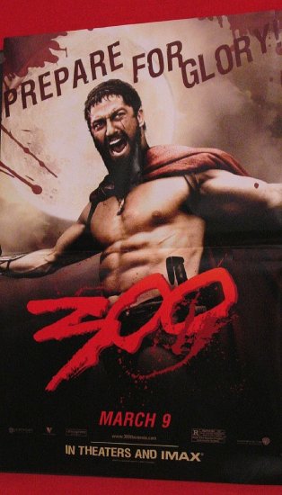 THE 300 Movie Poster SET * GERARD BUTLER * 2' x 3' Rare 2007 NEW