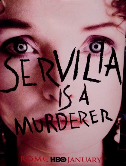 ROME Movie Poster * SERVILIA * 4' x 6' HBO Rare 2007 NEW