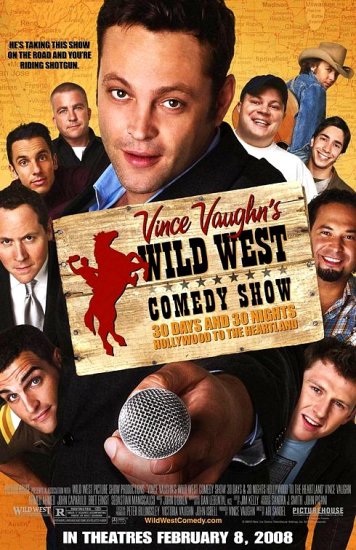 Vince Vaughn's WILD WEST Movie Poster * JOHN CAPARULO & BRET ERNST * 27"x 40" Rare 2008 NEW