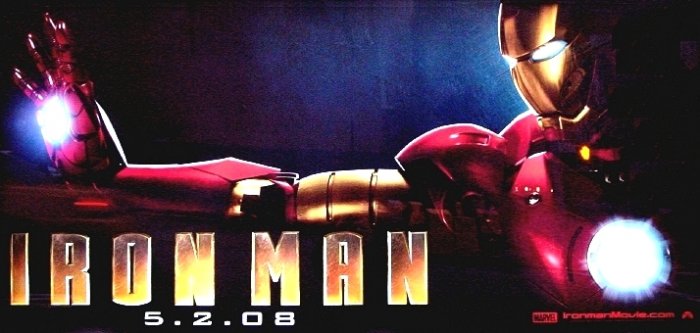 IRON MAN Movie Poster * ROBERT DOWNEY JR. * 3' x 6' Rare 2008 NEW