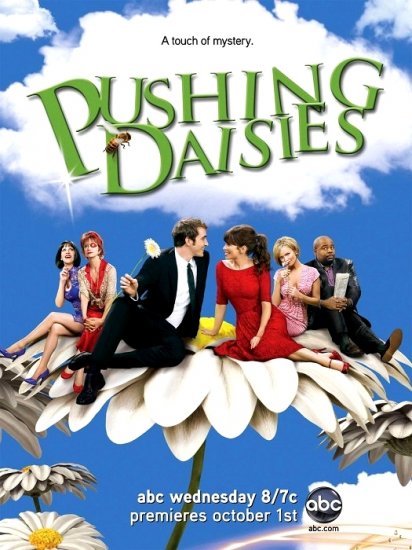 PUSHING DAISIES Poster * LEE PACE & ANNA FRIEL * ABC 4' x 6' Rare 2008 Mint