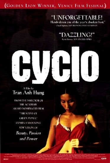 Tran Anh Hung's CYCLO Movie Poster * LE VAN LOC & TRAN NU YEN-KHE * 27" x 40" Rare 1995 NEW