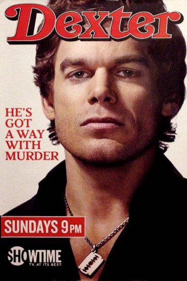 DEXTER Original Poster * MICHAEL C. HALL * Rolling Stone Cover 2' x 3' Showtime Rare 2008 Mint