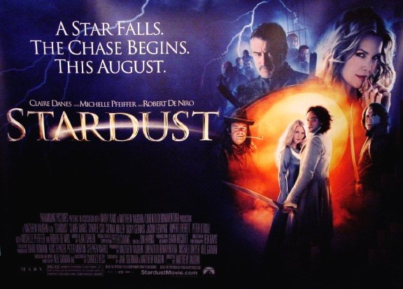 STARDUST Original Movie Poster * ROBERT DeNIRO & MICHELLE PFEIFFER * Huge 4' x 5' Rare 2007 Mint