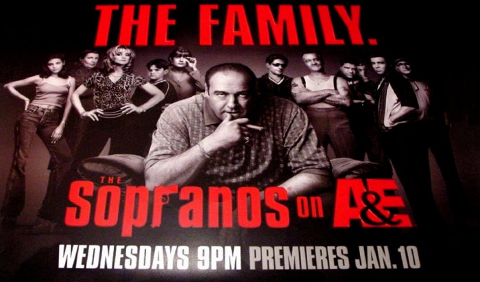 The Sopranos * THE FAMILY * Poster A&E Huge RARE 4'x 5' NEW