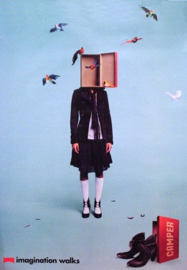 Camper Shoes * IMAGINATION * Original AD Poster SET 3' x 4' 2007 Mint