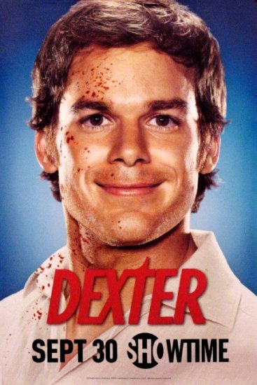 DEXTER Original Poster * MICHAEL C. HALL * Showtime 2' x 3' Rare 2007 Mint