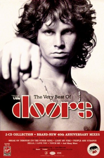 The Doors * THE VERY BEST OF * Original Music Poster 2' x 3' Rare 2007