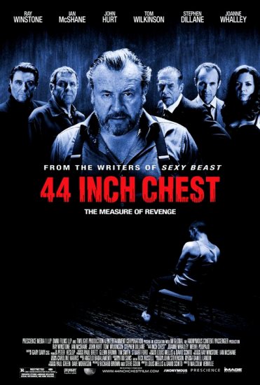 44 Inch Chest Movie Poster * RAY WINSTONE * 27" x 40" Rare 2010 NEW