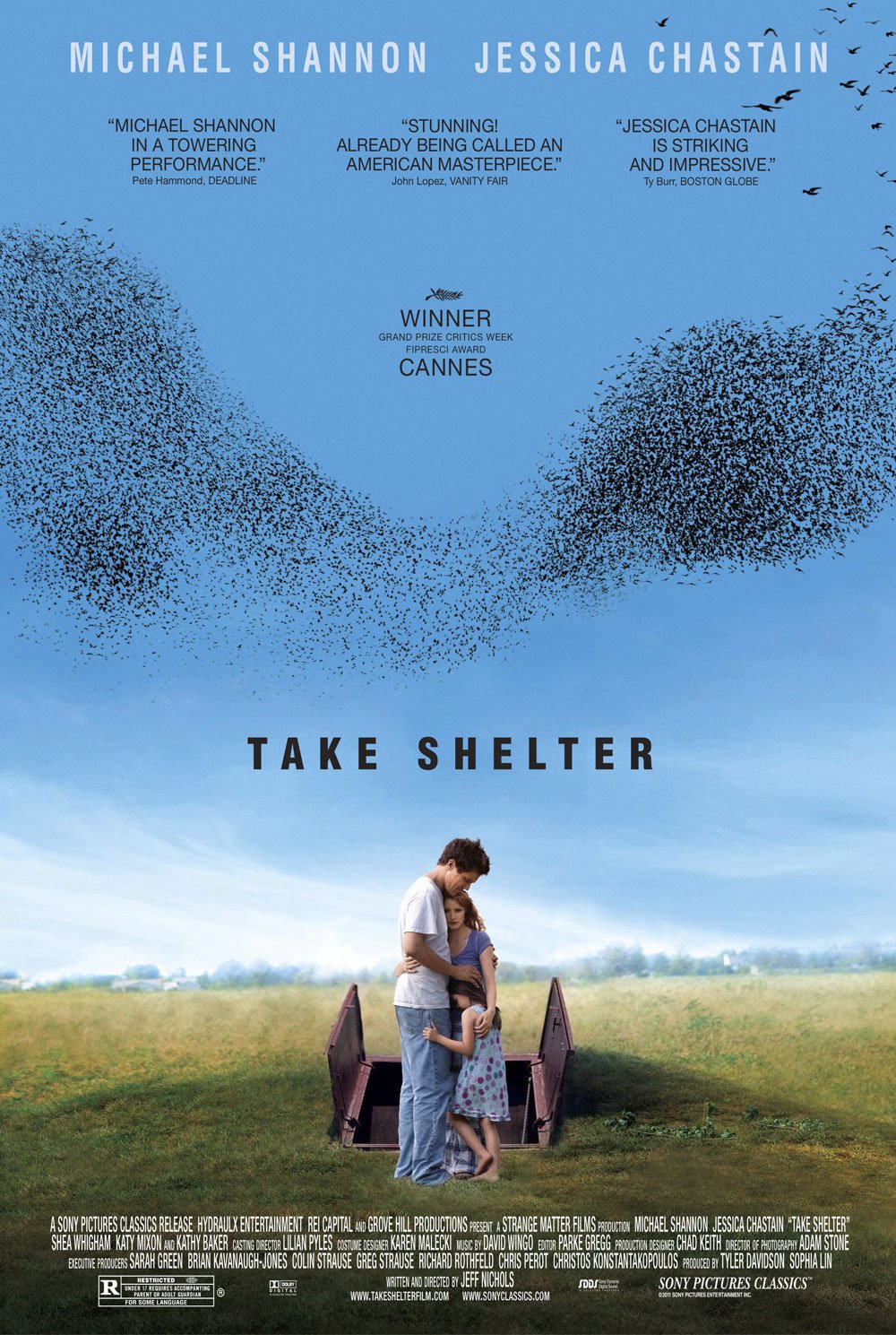 TAKE SHELTER Original Movie Poster * Michael Shannon * 27" x 40" Rare 2011 Mint