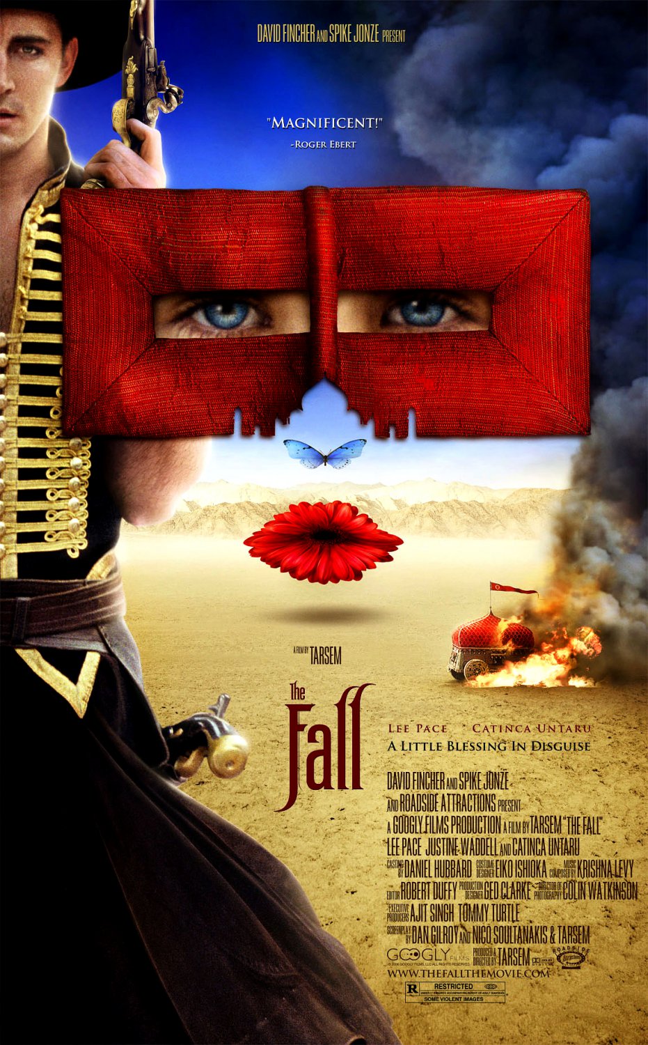 Tarsem's THE FALL Movie Poster * CATINCA UNTARU & LEE PACE * 4' x 6' Rare 2008 Mint