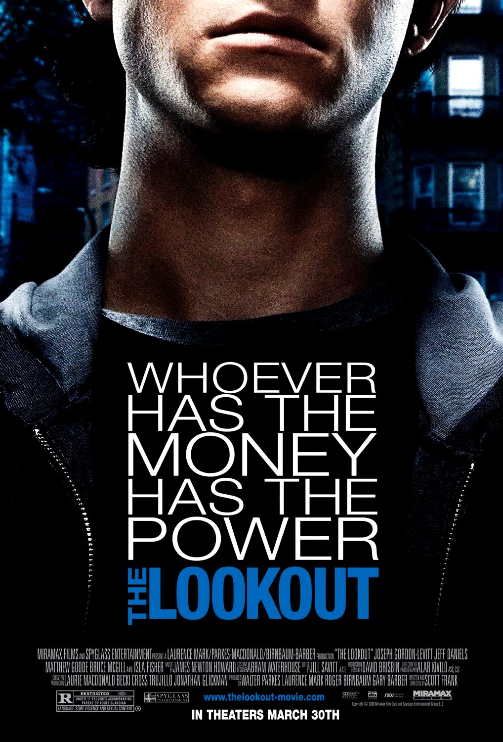 THE LOOKOUT Movie Poster SET * JOSEPH GORDON LEVITT * 27"x 40" Rare 2007 NEW