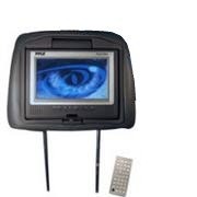 Pyle PL7DHRB 7" TFT Monitor Adjustable Headrest with Built-In DVD Player