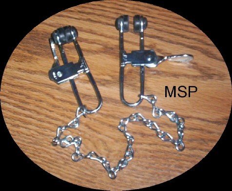 UNIQUE LATCH STYLE NIPPLE CLAMPS-->NO CHAIN