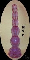 PURPLE JELLY ANAL PLUG SUCTIONS IN PLACE - FREE SHIPPING AND HANDLING!