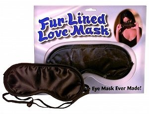 FAUX FUR & SATIN BLINDFOLD - FREE SHIPPING