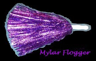 MYLAR FOIL FLOGGER ~MANY COLORS TO CHOOSE FROM -- FREE SHIPPING AND HANDLING!