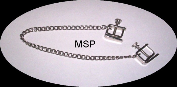 SCREWnSQUEEZE COLD HARD METAL NIPPLE CLAMPS