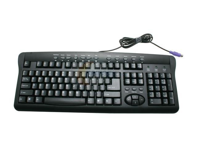 SpecResearch Smart-2B Black PS/2 Standard Keyboard Mouse Included