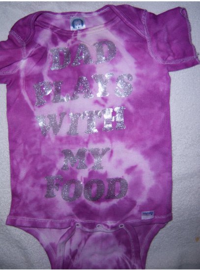 Purple funny onesie 19-26lbs