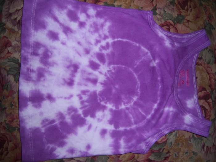 Tie dye Tank-Purple