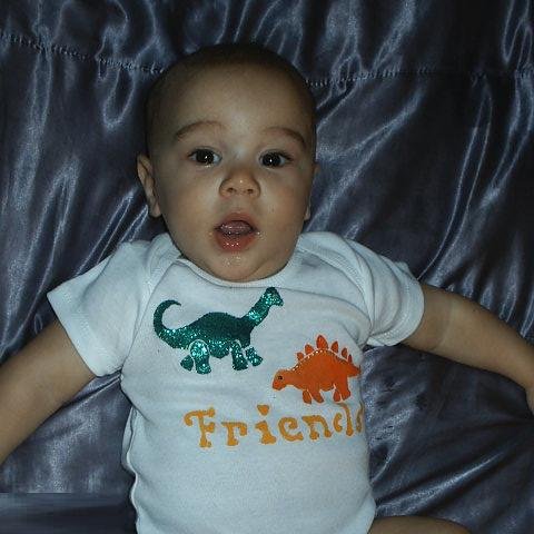 Friends!! Hand Painted Baby Onesie 24 MONTHS