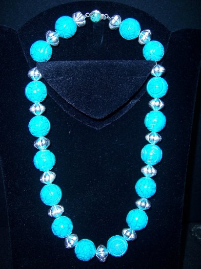 Carved Tibetan Turquoise