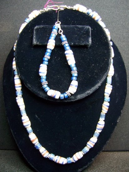 Lapis Lazuli w/ Tribal Beads