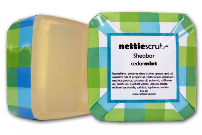 NEW cedarmint Sheabar soap
