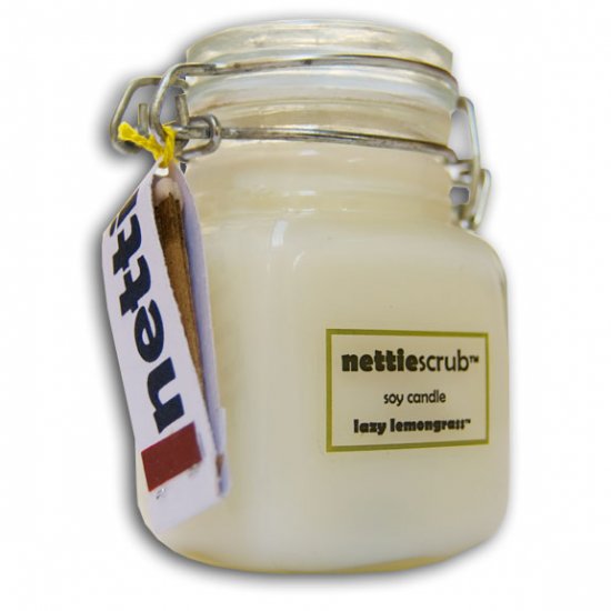 LAZY LEMONGRASS(tm) Waterproof Bath Candle
