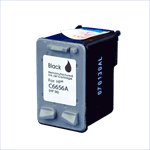 HP C6656AN (HP 56) Black Ink Cartridge Remanufactured - get two for the price of one -