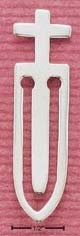 RG016-STERLING SILVER CROSS BOOKMARK