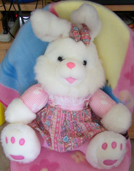 Huge Playful Plush Bunny Two Cute! Toys, stuffed animal