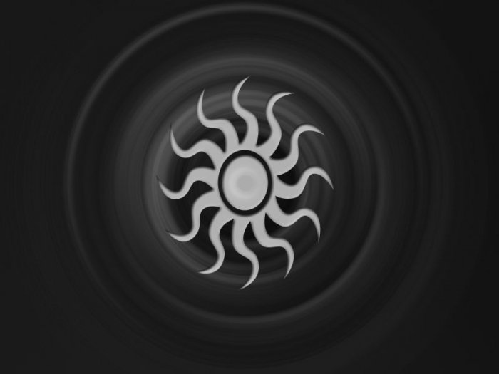 Sun Black and White 8X10