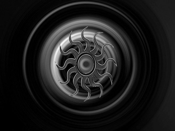 Sun Metallic Black 8X10