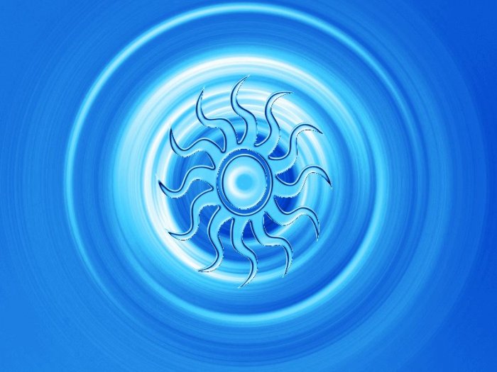 Sun Metallic Blue 8X10