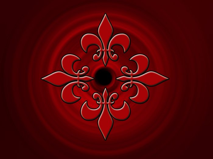 Fleur De Lis 8X10