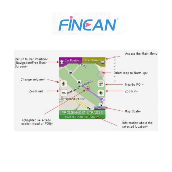 PolNav Map for GPS Navigation in Western Europe USA Canada etc.
