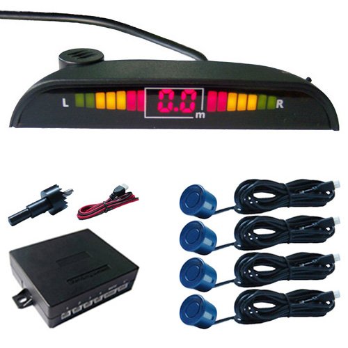 Led Display Car Reverse Parking Radar Detector 4 Sensor auto Reverse