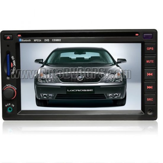 6.2" touchscreen Car DVD player with builtin GPS navigation for Buick Lacrosse