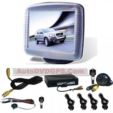 Video Parking Sensor With Camera and 3.5" TFT Monitor