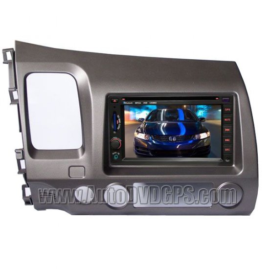 Honda Civic Car DVD Video Audio Radio player with built-in GPS navigation