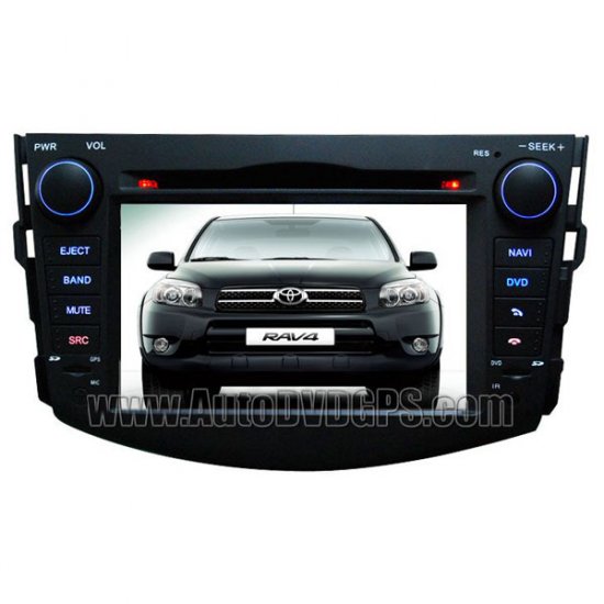 Toyota RAV4 DVD GPS Navigation player with 7" Digital HD touchscreen Bluetooth RDS