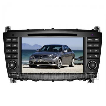 HD touchcreen DVD-based Navigation with iPod Bluetooth for MERCEDES BENZ C-Class W203/CLK W209/