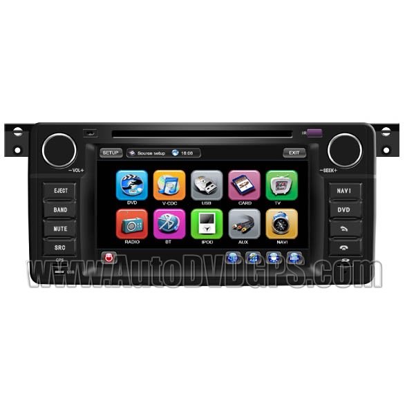 BMW 3 Series DVD GPS player with Digital Touch screen / PIP RDS /V-CDC