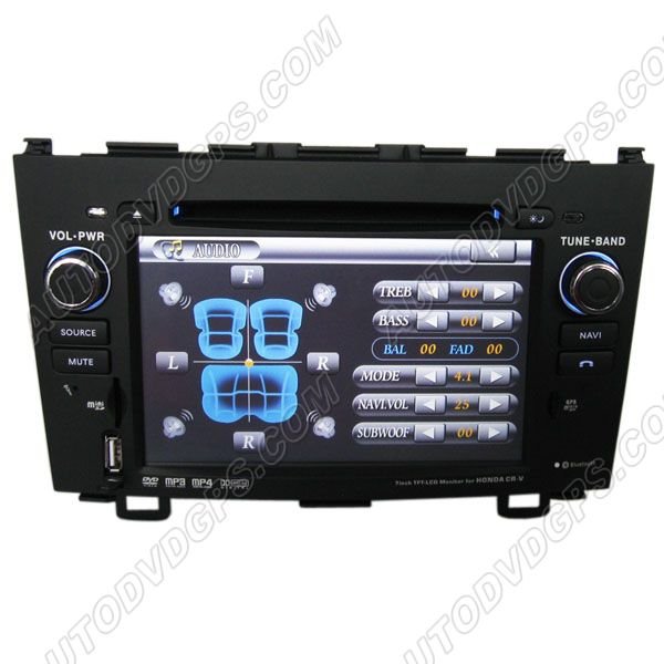 DVD GPS Navigation player / 7" Digital Touchscreen / Bluetooth RDS For 2007-2010 Honda CRV