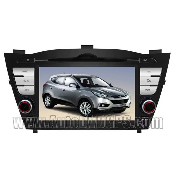 Hyundai Tucson ix35 GPS Navigation system with DVD Player and 7" HD Touchscreen and iPod PIP RDS